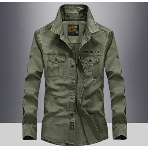 Mens Shirts Breathable 2020 Fall Warm Business Men Long Sleeve Loose Shirt 100% Pure Cotton Sports Hiking Shirts oversize 4XL