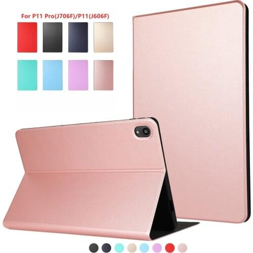 For Lenovo Tab P11 TB-J606F 11" PU Leather Case Shockproof Flip Stand Cover for Lenovo Tab P11 Pro 11.5 inch TB-J706F