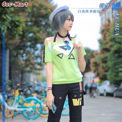 Hot Game Honkai Impact 3rd Fu Hua Cosplay Costume The Spring Tour Fashion Cute Uniform Female Activity Party Role Play Clothing