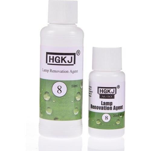 HGKJ-8 Car Headlight Repair Coating Solution Repair Kit Refurbishment Fluid Lamp Agent Glitter Rearview Coating Headlight