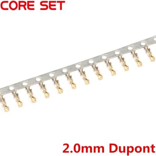 200pcs/lot 2.0MM Dupont Line Terminals reed Connector Crimping terminal Female Terminals