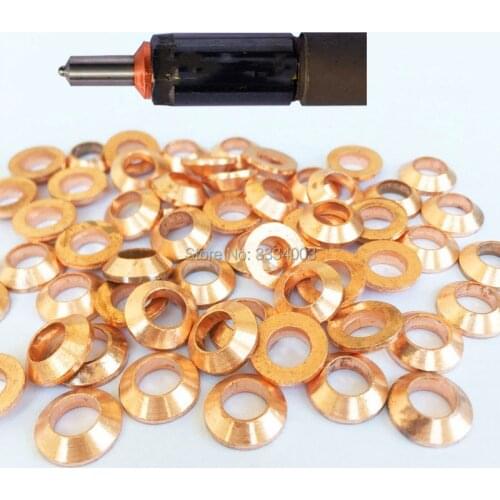 Diesel common rail injector nozzle copper washer seal ring for isuzu Komatsu excavator