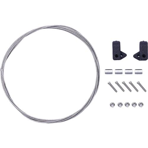 RC Car Metal Front Pull Steel Rope Fit for Ford bronco 1:10 RC Off-Road Crawler Hobby Model Car Climbing Truck Upgrade Parts