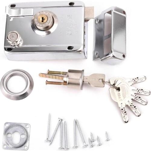 Exterior Door Lock Kit Security Anti-theft Locks With Multiple Insurance Dropshipping