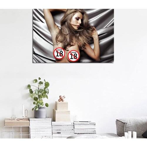 Wall Art Posters Beauty Adult Model Sexy Girl Photo Canvas Printed Paintings For Living Room Decor