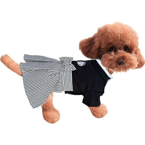 New Kimono Style Popular Pet Dog Dress Cute Dog Clothing Puppy Pretty Dress For Small Medium Dogs