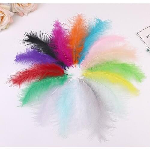 Cross border wholesale turkey feather tip tail feather color feather dream net feather light bobball feather