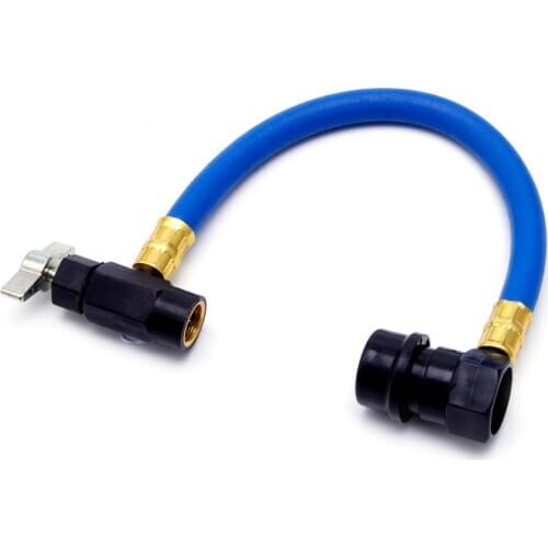 R134A AC Auto Air Conditioning Recharge Hose Refrigerant 600PSI Can Tap Y New Y98C