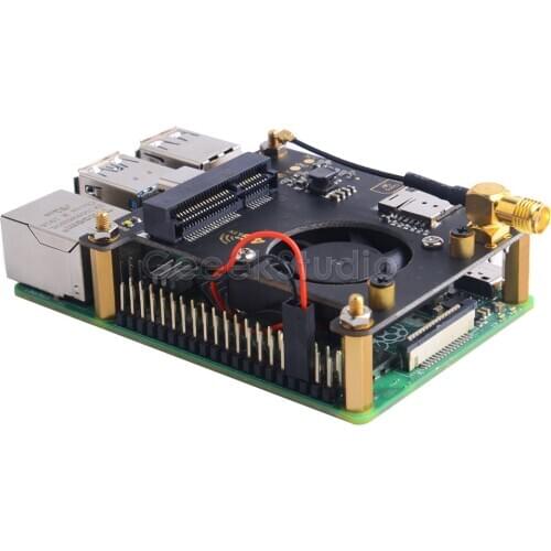 Raspberry Pi 3G 4G Hat for Raspberry Pi 2B / 3B / 3B+ / 4B / ZERO / ZERO W / Jetson Nano