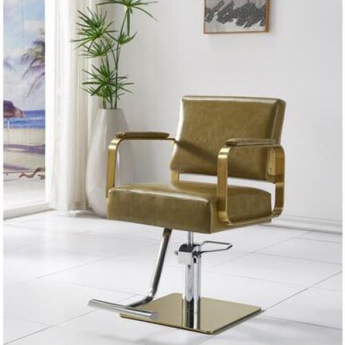 Hair salon chair simple ins hair salon special lift seat stainless steel hot dyeing cut hair barber barber shop chair