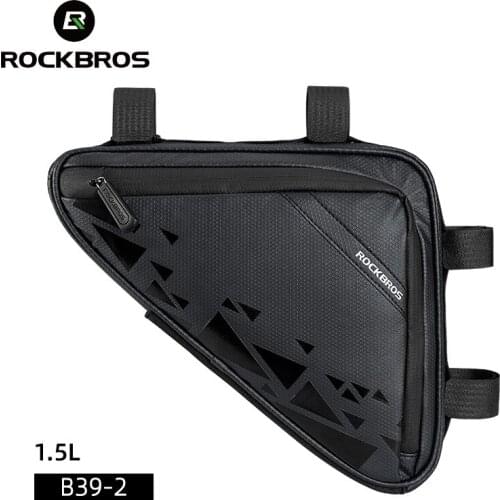 ROCKBROS Bike Bicycle Front Frame Triangle Bag Ultra-light Tube Small Packet Repair Tool Pouch Cycling Outdoor Sports Accessory