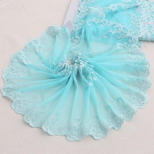 2Yards/Lot High 2021 quality Lace Embroidery Lace Fabric Net Lace Ribbon Tulle Lace Sewing
