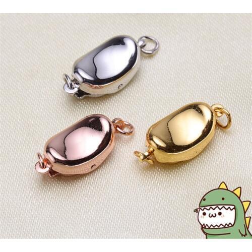 Pearl necklace bracelet clasp, 18 k gold plated clasp connector, maintenance of DIY accessories material.YLPJ