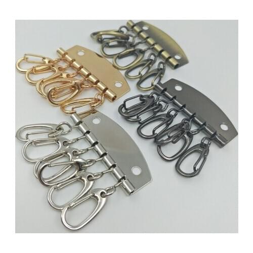 10 PCS / lot) Bags Handbags Hardware Accessories Handmade DIY Leather Keychain Handle Key Chain Decorative Accessories