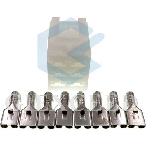 2 Sets 8 Pin Excavator Rocker Switch Wire Socket Car Auto Connector Truck Female Cable Plug