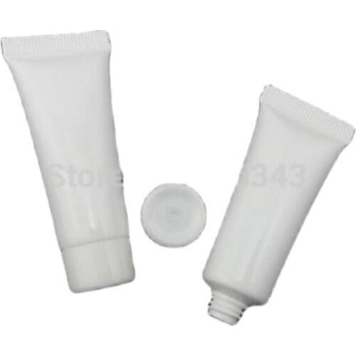 5ml soft or mildy wash or butter or handcream tube with silver lid can used for eye cream container