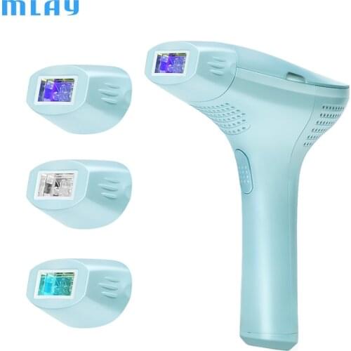 MLAY T3 Hair Removal Device Laser Epilator IPL Permanent Hair Removal Machine for Bikini Body Face Hair Remover 500000 Flashes