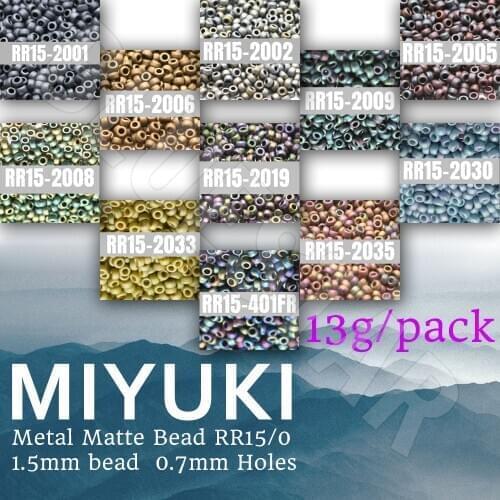 BLUESTAR Vintage Miyuki Clear Glass Bead Color Core Antique Bead Bracelet Jewelry Accessories Cloth France Embroidery