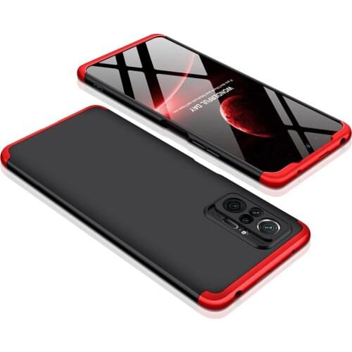 For Xiaomi Redmi Note 10 Pro Max Case Hard PC 3 in 1 Matte Armor Hybrid Protective back cover case for xiaomi redmi note 10 10S