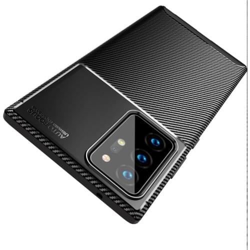 HATOLY Carbon Fiber Cover For Samsung Galaxy Note 20 Ultra Case Funda Note20 + Thin Phone Case For Samsung Note 20 Ultra Cover