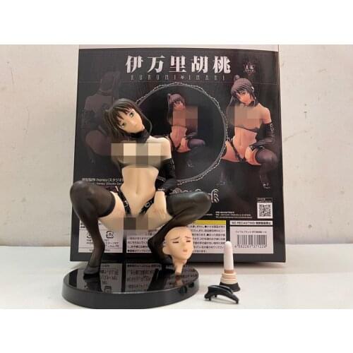 16cm Japanese Anime Daiki Bible Black Kurumi Imari Sexy Girl Action Figure Imari Collection Toy Gifts
