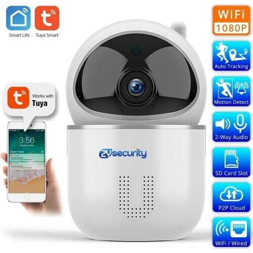 1080P Mini Indoor IP Camera Wireless Home Security Smart Camera Automatic Tracking CCTV Surveillance WiFi Camera Tuya Smart Life
