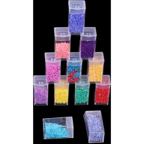 Diamond Painting Accessories Box DIY Container Embroidery Mosaic Tools Bead Cross Stitch Plastic Drill Storage Empty Bottles