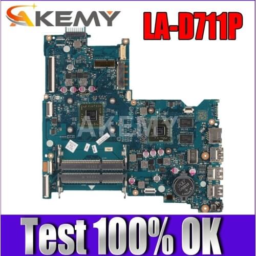 Akemy For HP 15-BA 15-BA021CY 255 G5 Laptop Motherboard 854967-601 854967-001 854964-601 854964-001 BDL51 LA-D711P R5 M340
