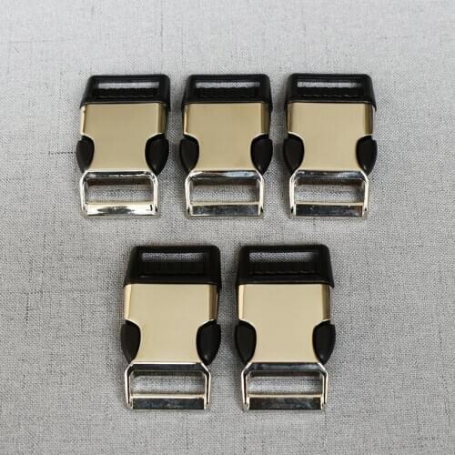 50 Pcs 25 mm 1 Incn Webbing Metal Release Buckle For Paracord Bracelet Dog Collar Sewing Diy Accessories Seat Belt Clasp