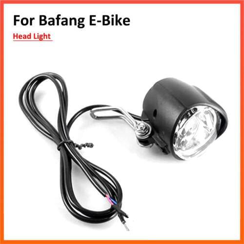 6V LED HeadLight Head Light Torch Flashlight for Bafang Mid Motor Assembly Parts Electric Bicycle Light Accessory