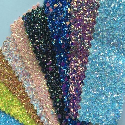 DERUN GLITTER cheap chunky glitter fabric for wallcoverings and crafts,hair bows,living room glitter wallpaper for walls