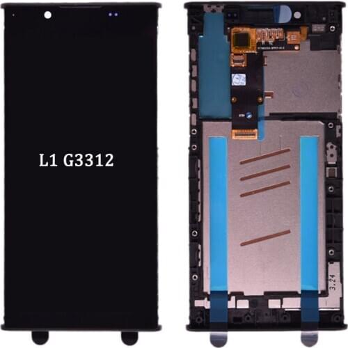 5.5'' Original For SONY Xperia L1 G3312 LCD Display and Touch Screen Assembly for Sony L1 LCD Digitizer with Frame L1 lcd screen