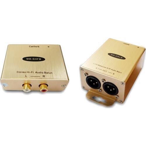 Unbalanced to Balanced Audio Extender Converter RCA to XLR Isolation Adapter Network Audio Amplifier RCA To Profesional Encoder