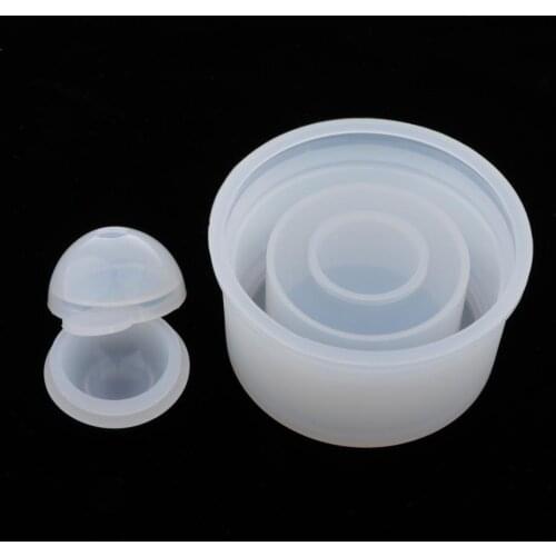 Handmade Crystal Ball Silicone Resin Molds DIY Soap Candles Making Moulds