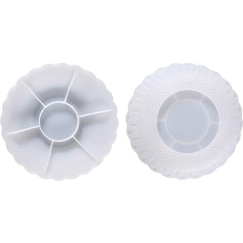 DIY Crafts Fruit Storage Tray Epoxy Resin Mold Dish Bowl Plate Silicone Mould