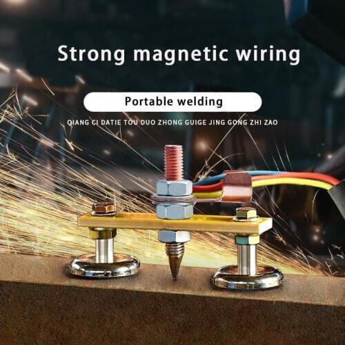 Welding Head Strong Magnetic Car Spotter Accessories Spot Earth Car Dent Repair Spare Parts Welding Machine Ground Connector