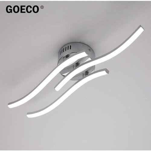 LED Ceiling Lights, Elegant Curved Design Ceiling Lamp, 220V/18W/4000K, Modern Ceiling Light for Living Rooms and bedrooms