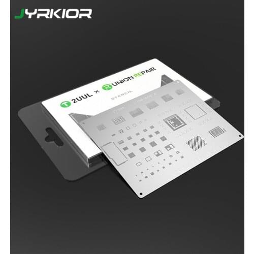 Jyrkior Plant Tin Mesh BGA Reballing Stencil Template For iPhone 6/6P/6S/6S/7/7P/8/X/XS MAX/XR/11/11 PRO/12 MINI/12/12 PRO MAX