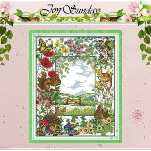 Animal House Patterns Counted Cross Stitch 11CT 14CT Cross Stitch Sets Wholesale Chinese Cross-stitch Kits Embroidery Needlework