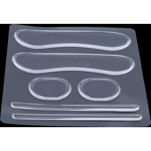 Womens Shoes Stickers Transparent Silicone High Heels Sandals Protector To Prevent Friction Pain Heel Invisible Insoles