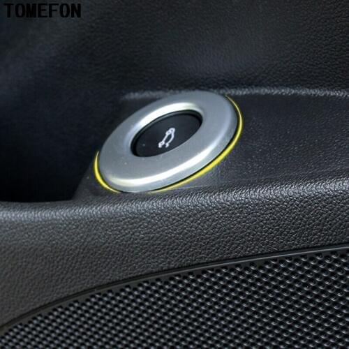 1piece For Buick LaCrosse 2016 ABS Chrome Car Interior Rear Door Trunk Switch Botton Knob Cover Frame Trim Styling Accessories