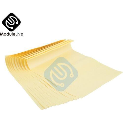 100PCS A4 Toner Heat Transfer Paper For DIY PCB Electronic Prototype Mark Yellow
