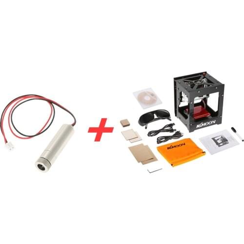 1000mW Mini USB Laser Engraver DIY Print Engraving Machine DK-8-KZ Off-line Operation + 1000mW 405nm Violet Light Laser Head