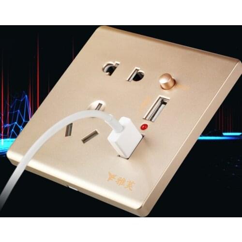 2 Dual USB Charging Wall Socket US/EU/AU Plug Switch Charger Dock Station Socket Power Outlet Panel Plate for iPhone Samsung HTC