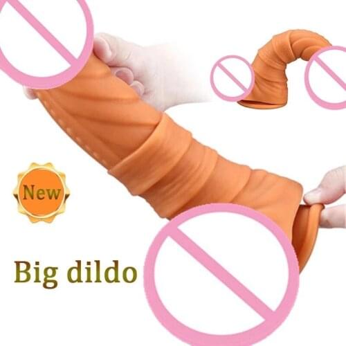 2021Realistic Penis Huge Dildos for Women Lesbian Toy Big Fake Dick Silicone Females Masturbation Sex Tools Adult Erotic Product