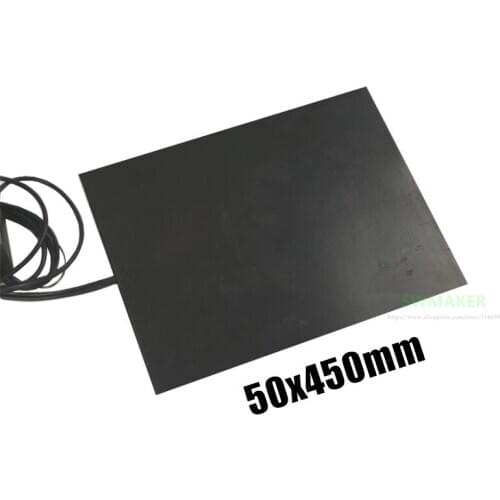 3D Printer Silicone Rubber Heater 50x450mm 100W 50*450mm Electric Heating Pad / Heat Bed