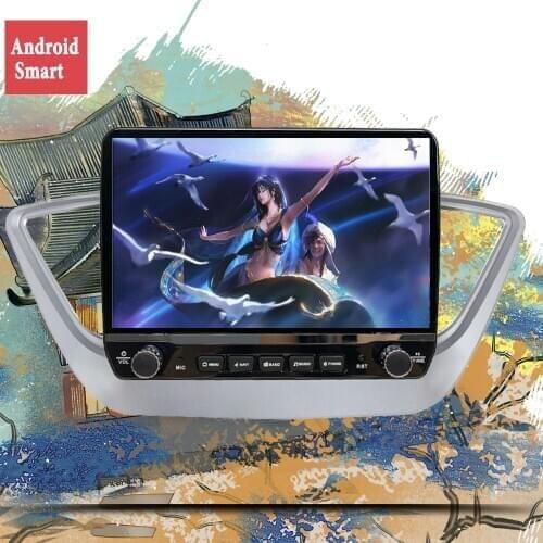 6G+128G Android 10.0 DSP For Hyundai solaris 2017 2018 2019 Verna Car Radio Multimedia Video Player Navigation GPS RDS 2 din dvd