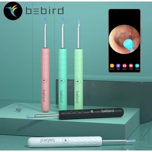 Bebird R3 Smart Visual Ear Sticks 300W High Precision Endoscope Earpick Tool Mini Camera Otoscope Borescope Care Ear Cleaner