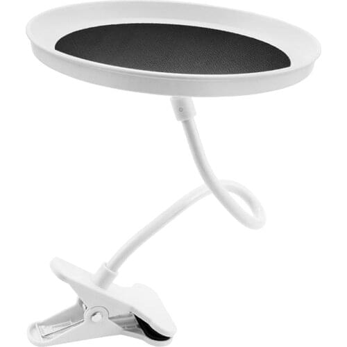 White Car Tray Food Eating Drink Cup Table Stand Mount Holder Organizer