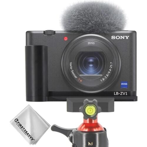Quick Release L Plate Bracket Holder Hand Grip for Sony ZV1 Camera Arca-Swiss Standard Mounting Side Plate